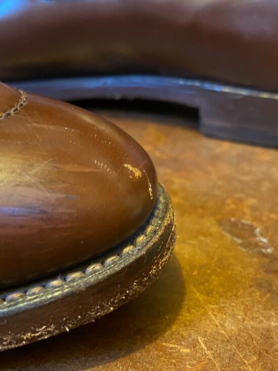 Vintage Alan McAfee London England Bullock Jones Brown Leather Tassel Loafers 11